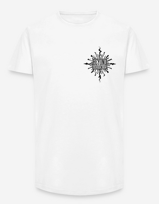 1000 Suns white T-shirt front